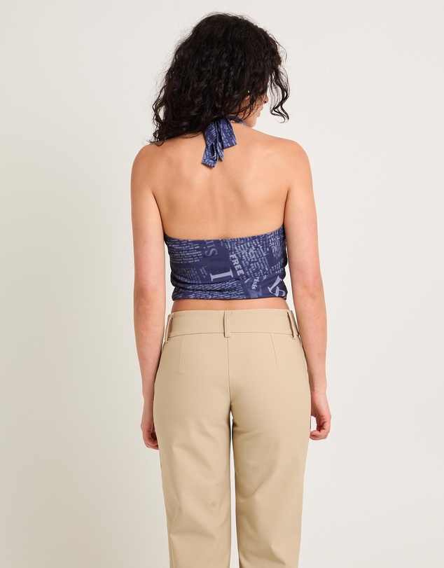 Insight - Newspaper Halter Top