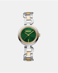 DKNY - Open Link Two-Tone 28mm Womens Watch