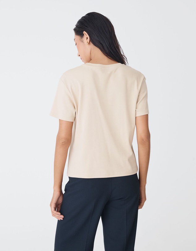Forcast - May Relaxed Cotton T-shirt