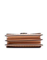 Pre-Loved by Azura Reborn - Pre-Loved Nappa Intrecciato Mirror Lens Double Sided Flap Shoulder Bag