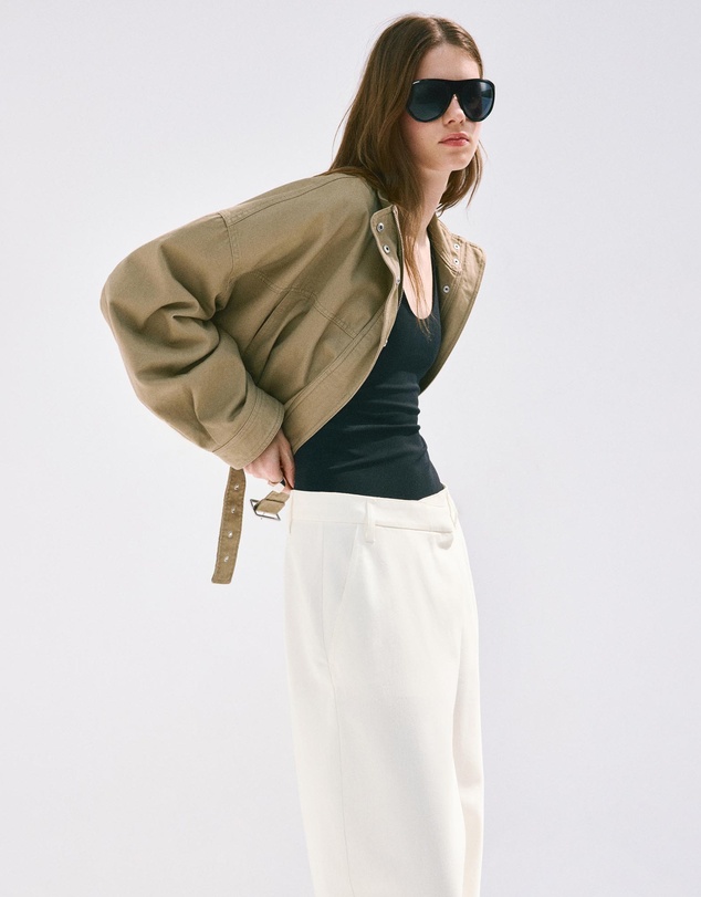 M.N.G - Asymmetric Cotton Trousers