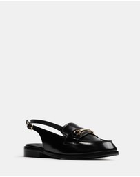 Wittner - Alexia Leather Slingback Loafers