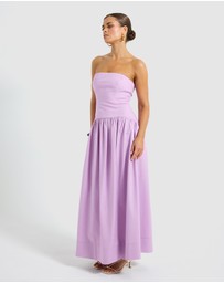 Pasduchas - Vera Strapless Midi Dress
