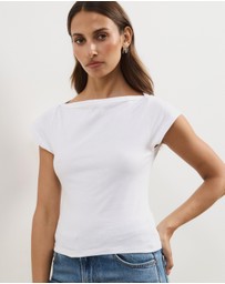 Atmos&Here - Boatneck Baby Tee
