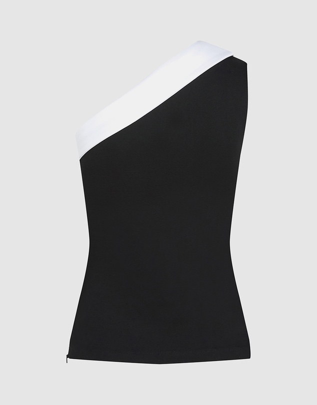 Karl Lagerfeld - Asymmetric Lapel Top