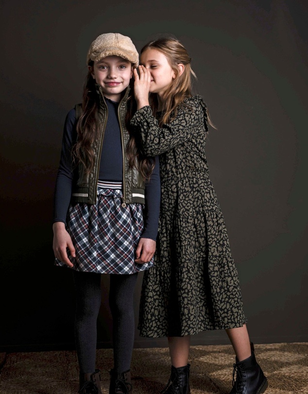 Like FLO - Ruffle Check Skirt - Kids-Teens