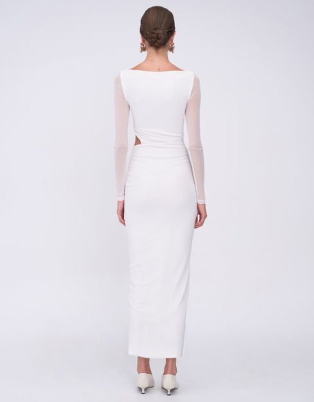 Suboo - Christy Mesh Ruched Front Maxi