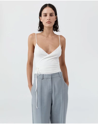 St. Agni - Ballerina Wrap Knit Top