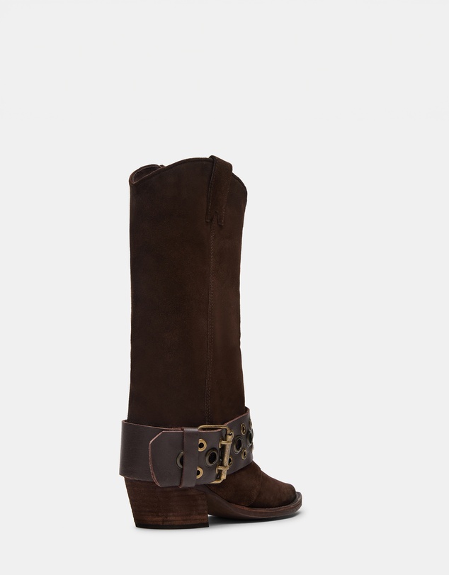 Steve Madden - Ashwood Brown Suede Boots