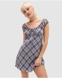 BDG By Urban Outfitters - Jude Check Mini Dress