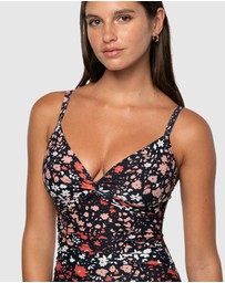 Nip Tuck Swim - Fleur Fiesta Kate Multifit Ruched Front One Piece