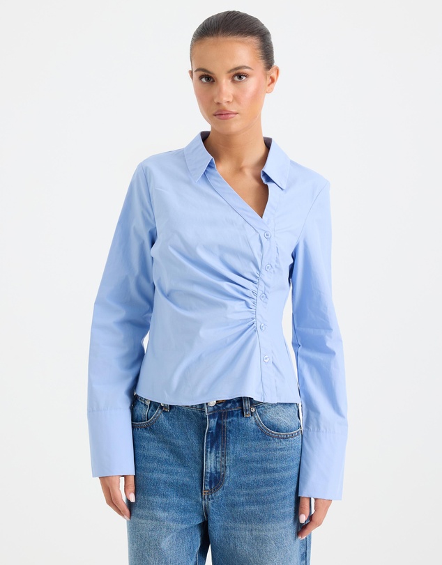 Calli - Caden Asymmetrical Button Through Shirt