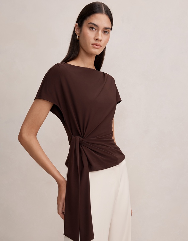 Forever New - Celine Tie Detail Top