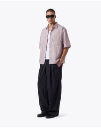 Zanerobe - Box Crop Shirt Pink Plaid