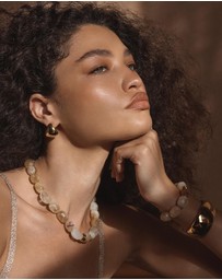 Amber Sceats - Figara Earrings in Gold