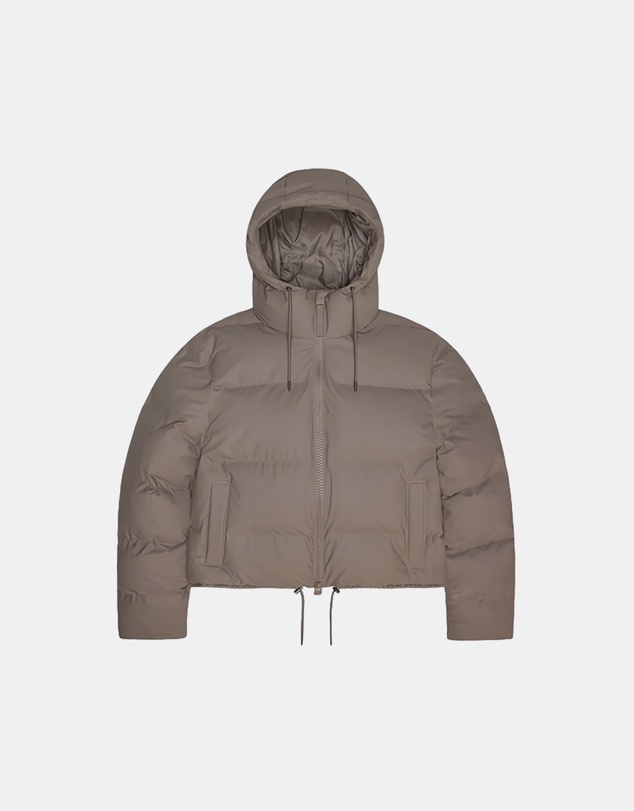 RAINS - Women's Alta Short Puffer Jacket Cinder