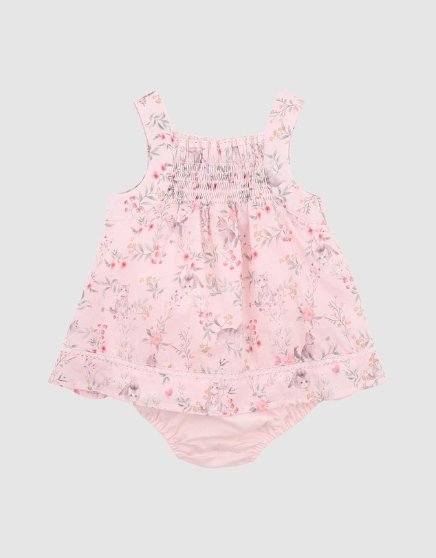 Bebe by Minihaha - Willa Print Overlay Dress - Babies