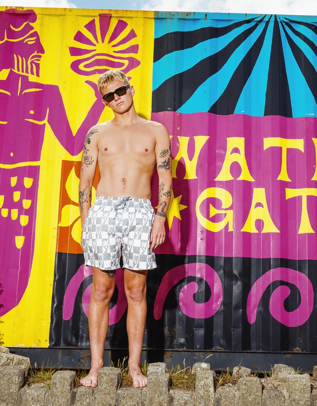 Boardies - Boardies Clara Palm Mid Length Swim Shorts