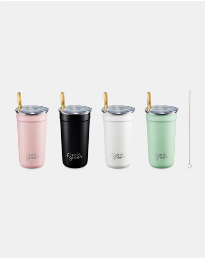 Frank Green - 16oz Stainless Steel Reusable Party Cup 4 Pack