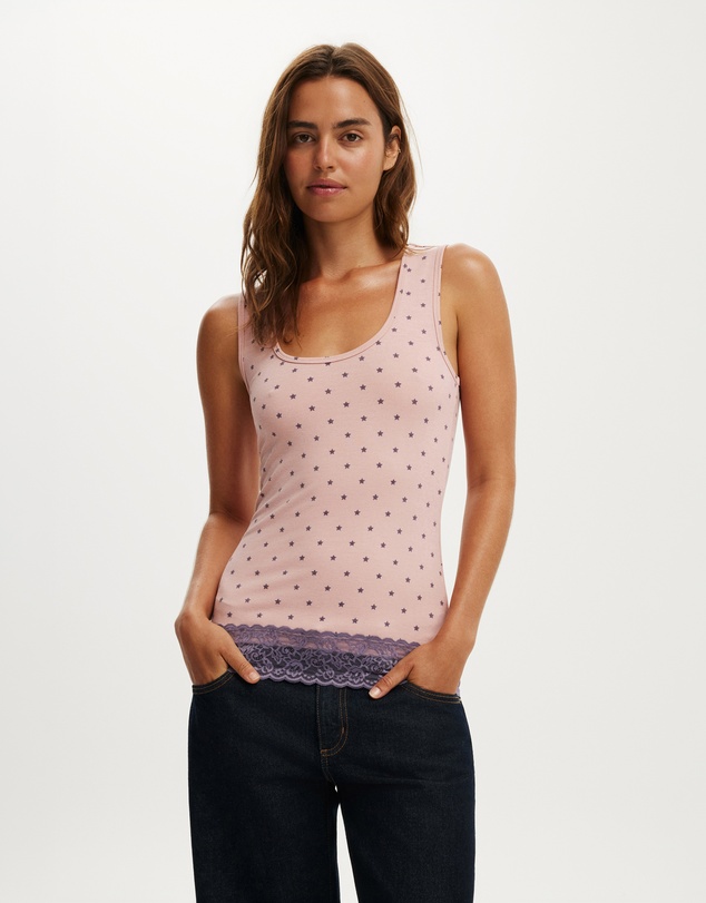 Cotton On - Becca Lace Tank