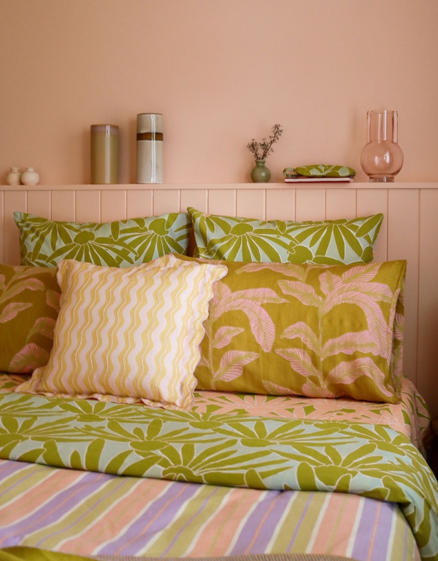 Mosey Me - Meridian Gold Standard Pillowcase Set