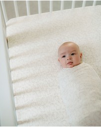 Kynd Baby - Fitted Cot Sheet in Rabbit