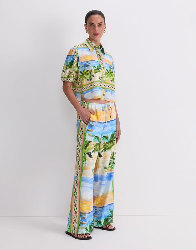 Sportscraft - Sunset Palm Blouse