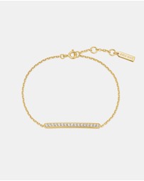 Ania Haie - Gold Pave Bar Bracelet