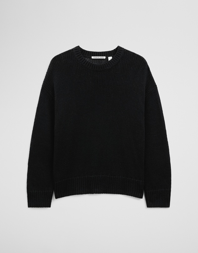 Country Road - Organically Grown Cotton Tape Yarn Sweater