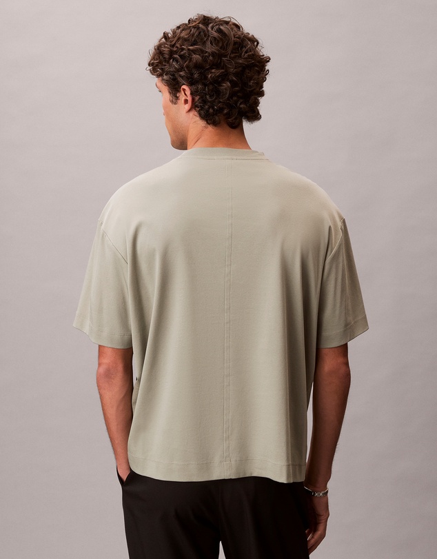 Calvin Klein - Relaxed Premium Interlock Emblem Logo T-Shirt