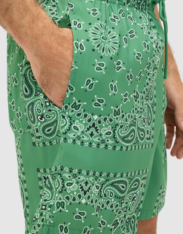 Seed Heritage - Bandana Print Swim Short