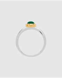 Najo - Solace 2-Tone Green Onyx Ring