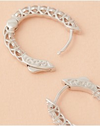 Bianc - Small Halo Earrings