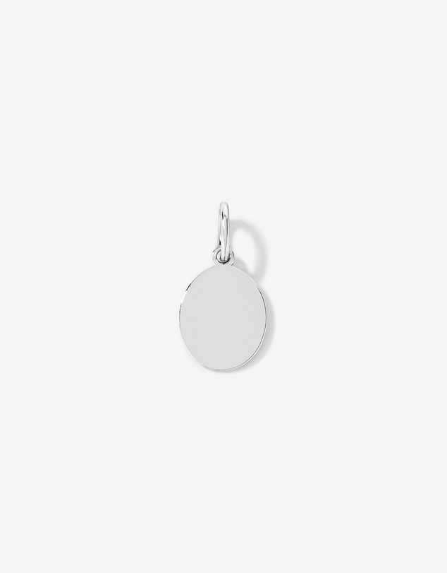 Michael Hill - Engravable Sunray Oval Pendant in Sterling Silver