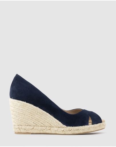 Navy Suede