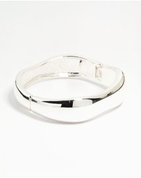 Lovisa - Silver Thin Wrist Hinged Bangle