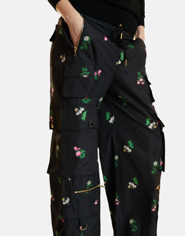 Cynthia Rowley - Printed Cargo Pants