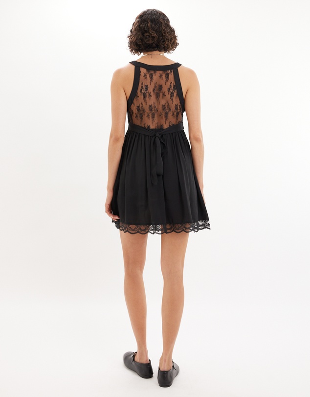 Amelius - Adrielle Lace Detail Mini Dress