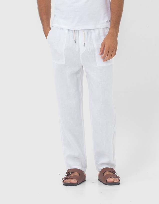Coast Clothing - St Tropez Linen Pants - White