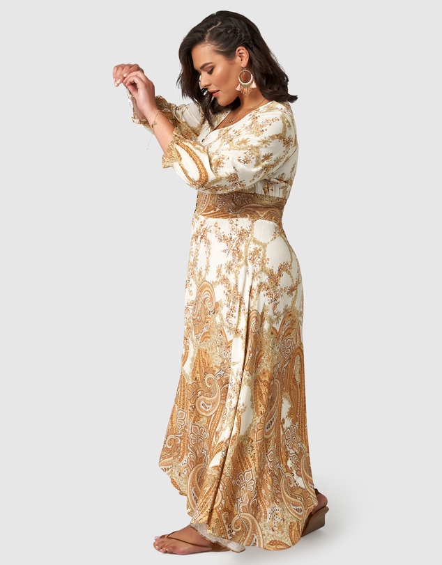 The Poetic Gypsy - Brown Sugar Maxi Dress