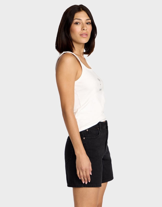 Volcom - Womens Stoned Boyfriend Long Denim Shorts