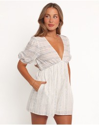 Petal & Pup - Aisley Playsuit - White