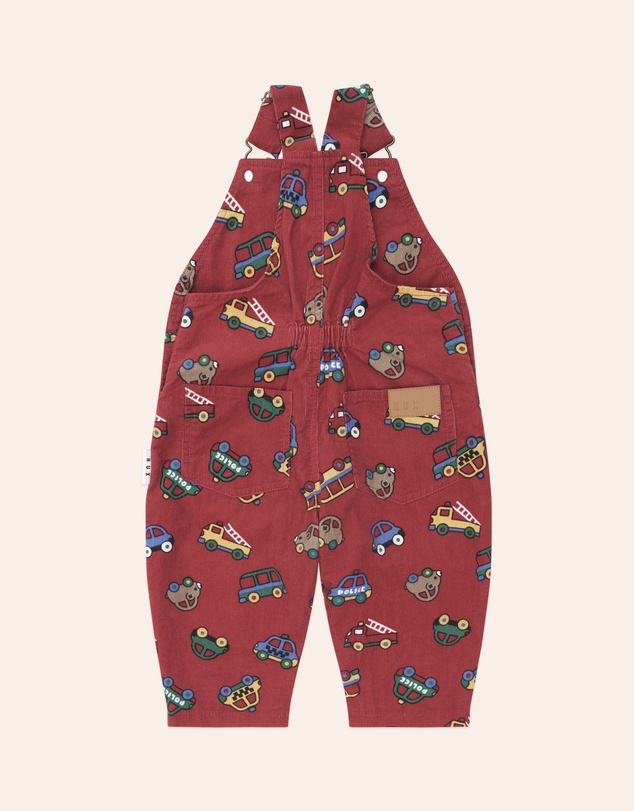 Huxbaby - Vroom Vroom Cord Overalls - Babies-Kids