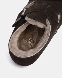 EVERAU - EverAU Ugg Hazora Cow Suede Upper Loafer Oxfords Flats