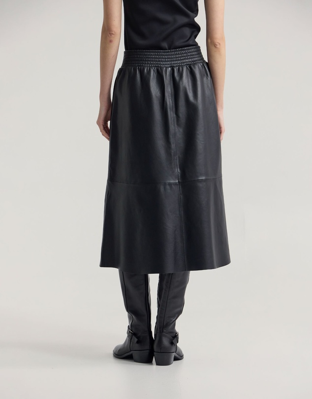 Oxford - Jaya Leather Midi Skirt
