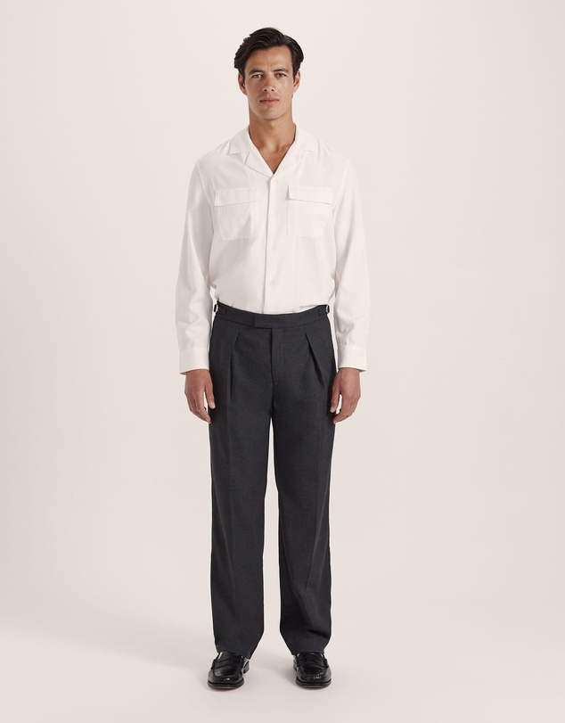 SABA - Henry Wide Pleat Pant