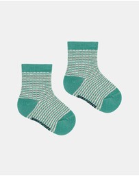 Bobo Choses - 2-Pack Race Car All Over Short Socks - Kids