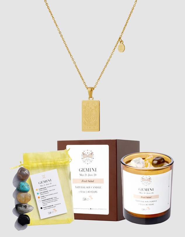 Silk Oil of Morocco - Celestial Zodiac Gift Collection - Gemini