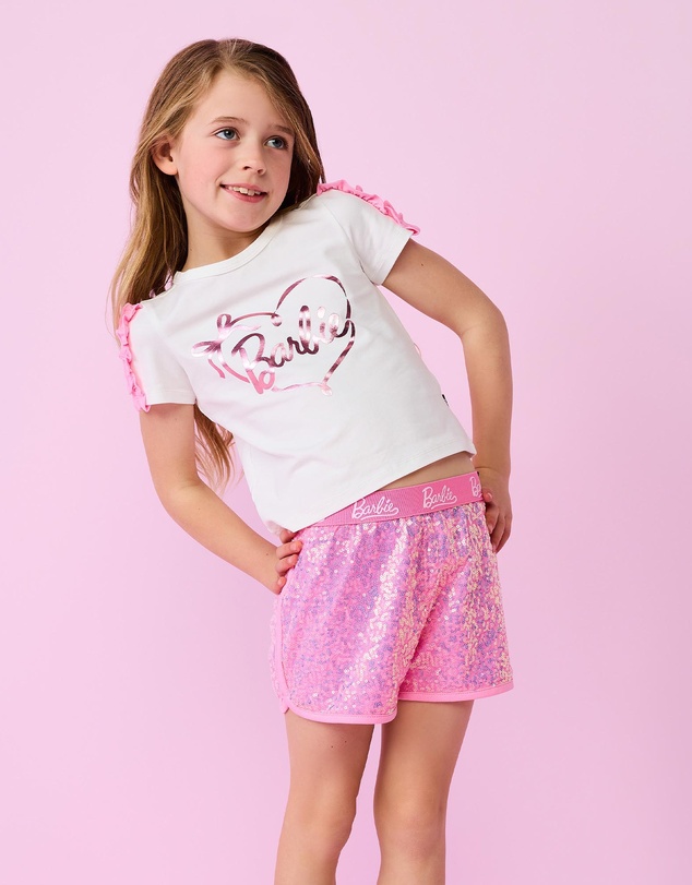 Rock Your Kid - Barbie Sequin Shorts - ICONIC EXCLUSIVE - Kids