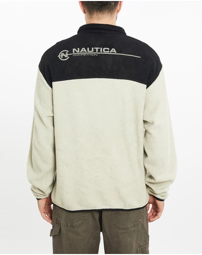 Vintage by The Real Deal - Pre Loved - Vintage 90s Nautica Competition Quarter Zip Fleece Sweatshirt